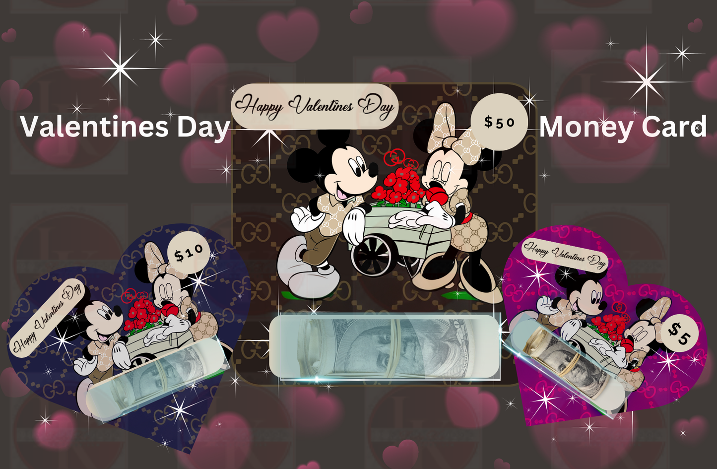 "Editable Valentine’s Day Money Card – Stylish, Cute, and Perfect for Everyone!"