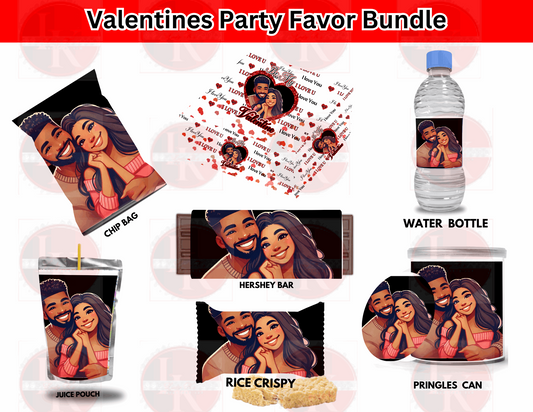 Valentines Party Favor Bundle Template